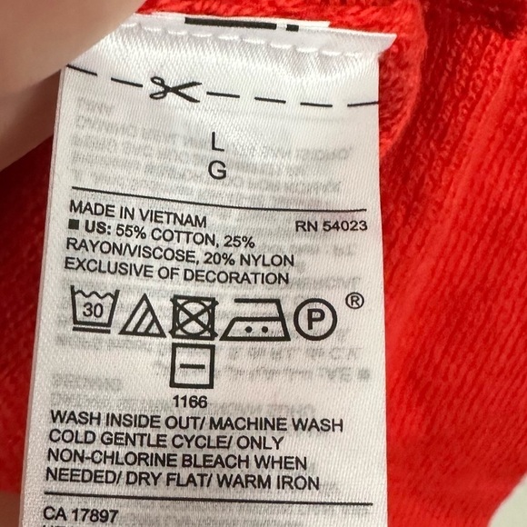 Old Navy Amour Embroidered Crew Neck Pullover Sweater - Picture 8 of 10